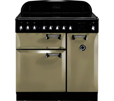 RANGEMASTER  Elan 90 Electric Induction Range Cooker - Cream & Chrome